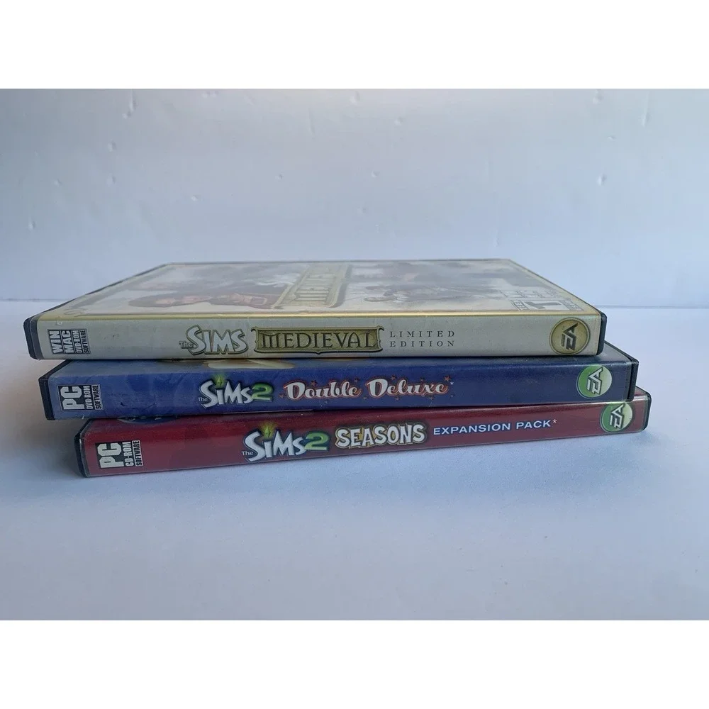 The Sims 2 Double Deluxe Seasons and The‎ Sims Medieval Limited Edition PC Game